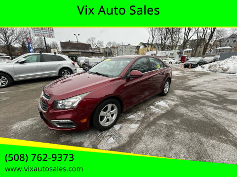 2015 Chevrolet Cruze for sale at Vix Auto Sales in Worcester MA