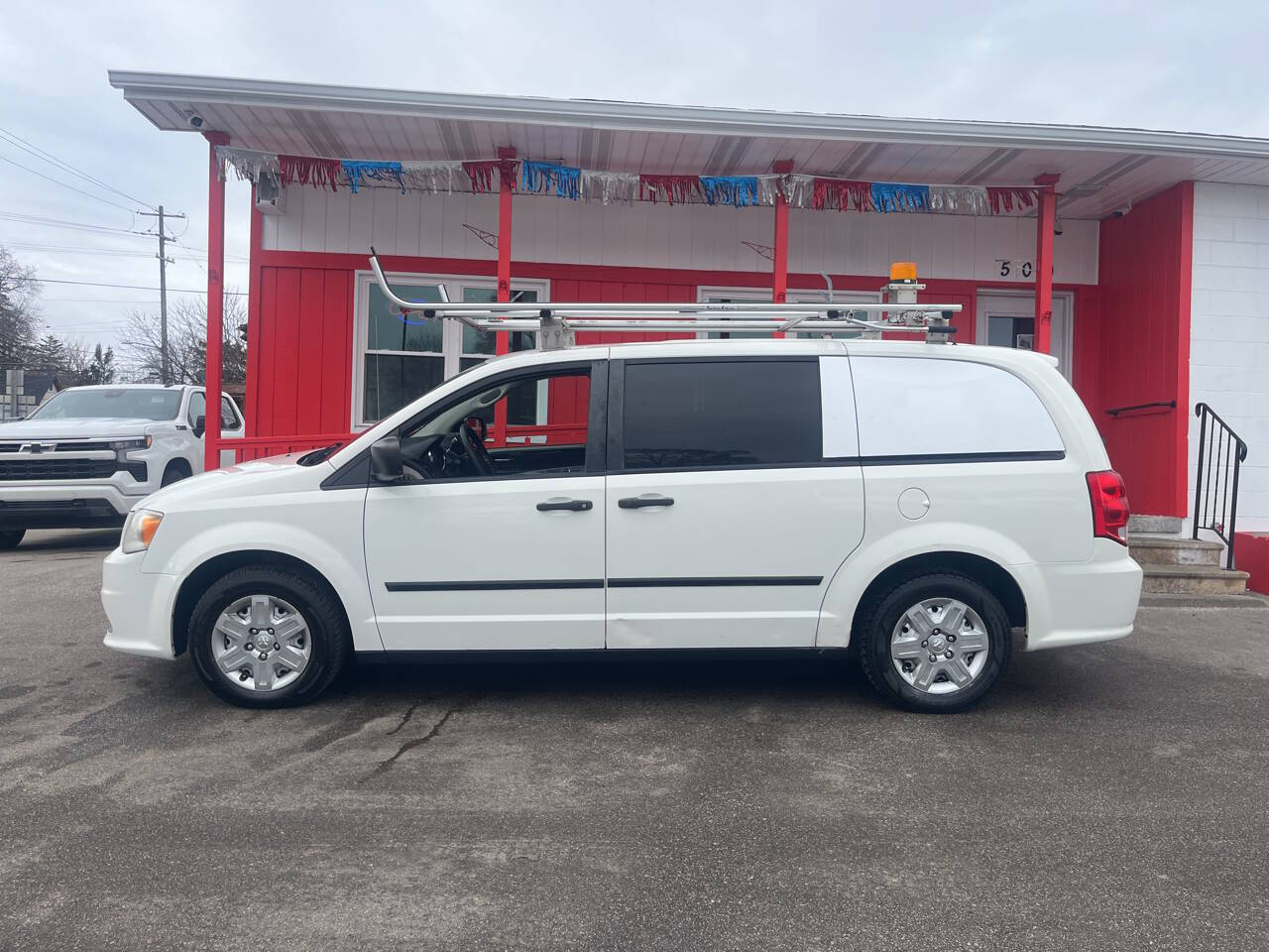 White 2012 Ram C/V Base Base 4dr Cargo Mini-Van 2