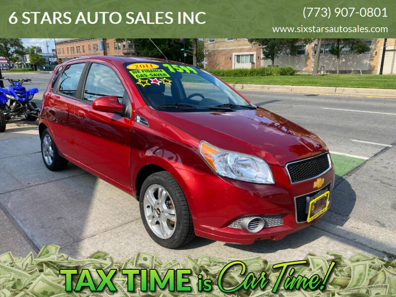 2011 Chevrolet Aveo for sale at 6 STARS AUTO SALES INC in Chicago IL