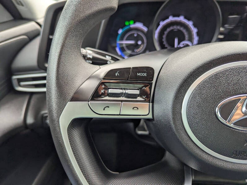 2023 Hyundai Elantra Hybrid Blue