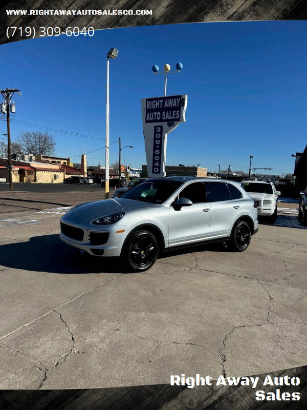 2017 Porsche Cayenne for sale at Right Away Auto Sales in Colorado Springs CO