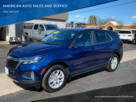 2023 Chevrolet Equinox for sale at AMERICAN AUTO SALES AND SERVICE in Marshfield WI