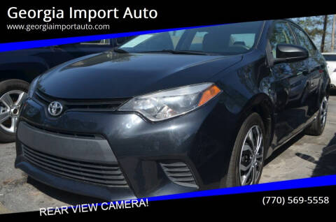 2014 Toyota Corolla for sale at Georgia Import Auto in Alpharetta GA