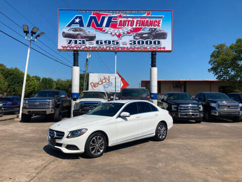 2015 Mercedes-Benz C-Class for sale at ANF AUTO FINANCE in Houston TX