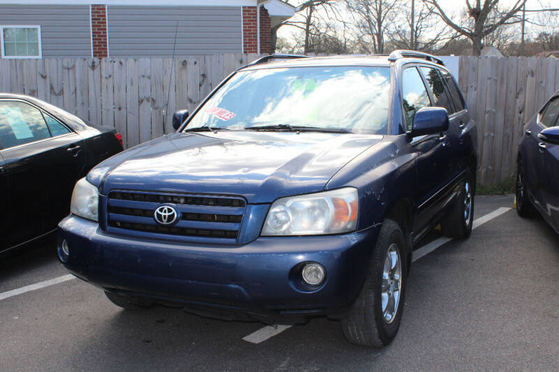 2004 Toyota Highlander for sale at CHRISTIAN MOTORS in Hopewell VA