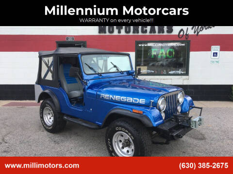 1975 Jeep CJ-5 for sale at Millennium Motorcars in Yorkville IL