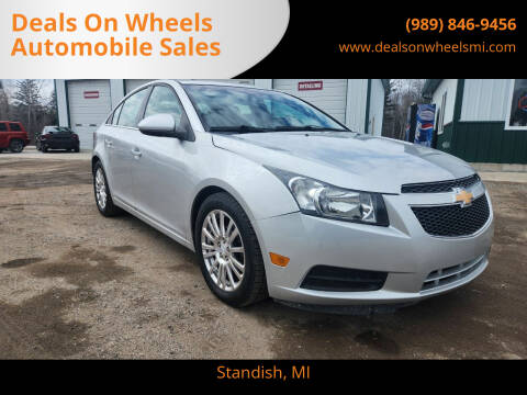 2012 Chevrolet Cruze for sale at Deals On Wheels Automobile Sales in Standish MI