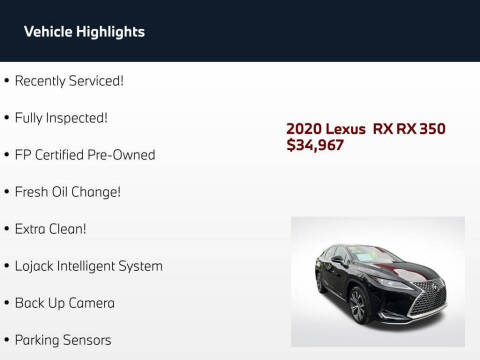 2020 Lexus RX 350