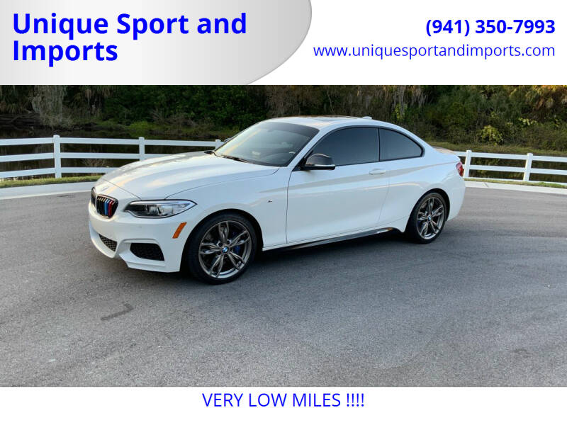 2016 BMW 2 Series for sale at Unique Sport and Imports in Sarasota FL