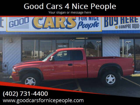 1997 Dodge Dakota for sale at Good Cars 4 Nice People in Omaha NE