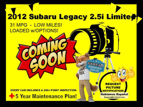 2012 Subaru Legacy for sale at The Car Company in Las Vegas NV