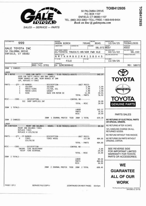 2021 Toyota C-HR XLE