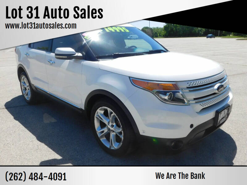 2011 Ford Explorer for sale at Lot 31 Auto Sales in Kenosha WI