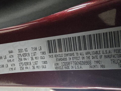 2019 RAM 1500 Big Horn