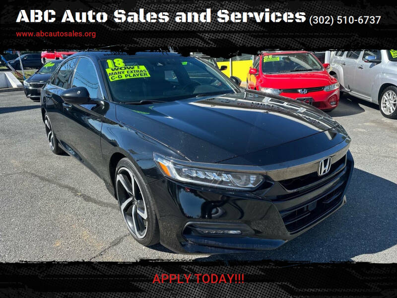 Used 2018 Honda Accord Sport with VIN 1HGCV2F31JA029158 for sale in New Castle, DE