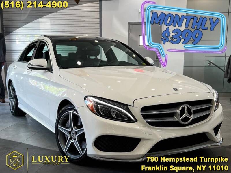 2018 Mercedes-Benz C-Class for sale at LUXURY MOTOR CLUB in Franklin Square NY
