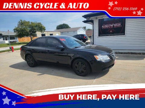 2009 Hyundai Sonata for sale at DENNIS CYCLE & AUTO in Council Bluffs IA