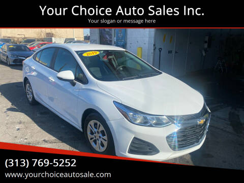 2019 Chevrolet Cruze for sale at Your Choice Auto Sales Inc. in Dearborn MI
