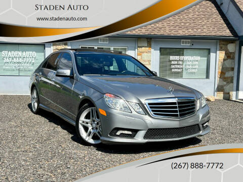 2011 Mercedes-Benz E-Class for sale at Staden Auto in Feasterville Trevose PA