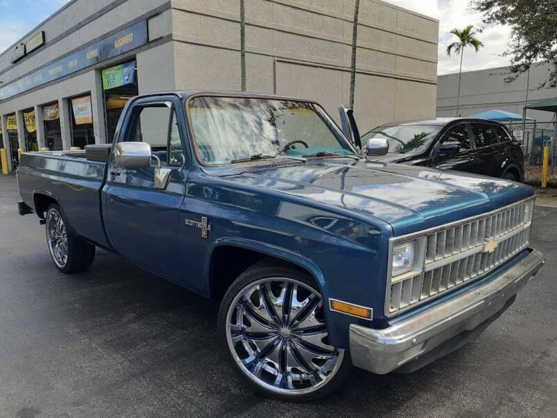 1981 Chevrolet C/K 10 Series for sale at Car Mart Leasing & Sales in Hollywood FL