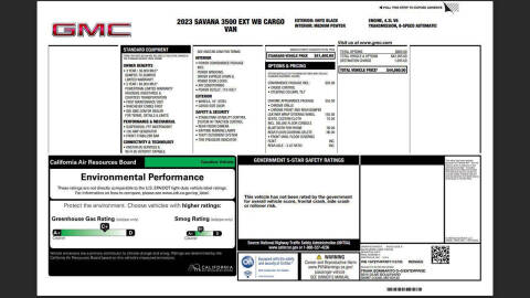2023 GMC Savana 3500