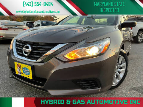 2016 Nissan Altima for sale at Hybrid & Gas Automotive Inc in Aberdeen MD