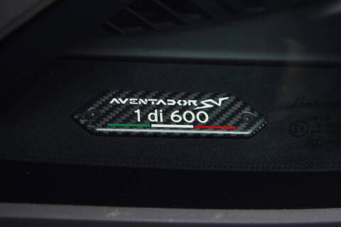 2016 Lamborghini Aventador LP 750-4 SV