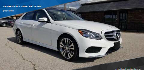 2016 Mercedes-Benz E-Class for sale at AFFORDABLE AUTO BROKERS in Keller TX