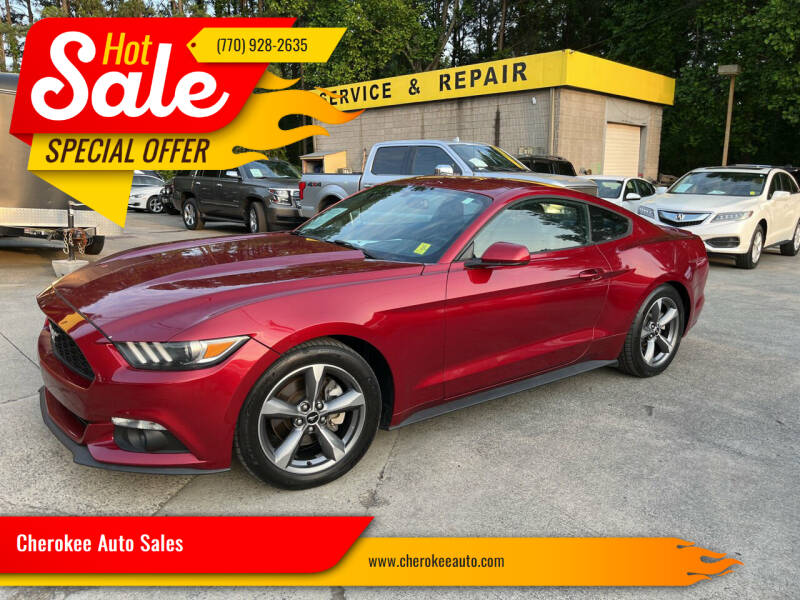 2016 Ford Mustang for sale at Cherokee Auto Sales in Acworth GA