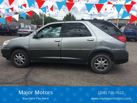 2004 Buick Rendezvous for sale at Major Motors in Twin Falls ID