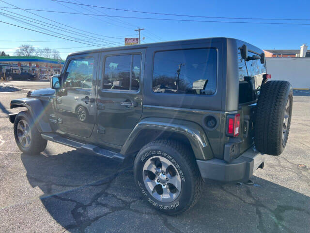 2015 Jeep Wrangler Unlimited for sale at James Motors Inc. in East Longmeadow, MA