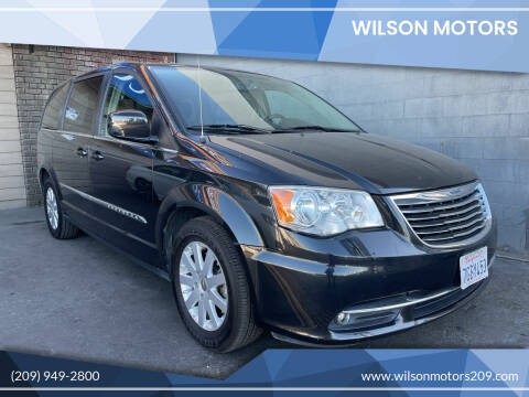 2014 Chrysler Town and Country for sale at WILSON MOTORS in Stockton CA