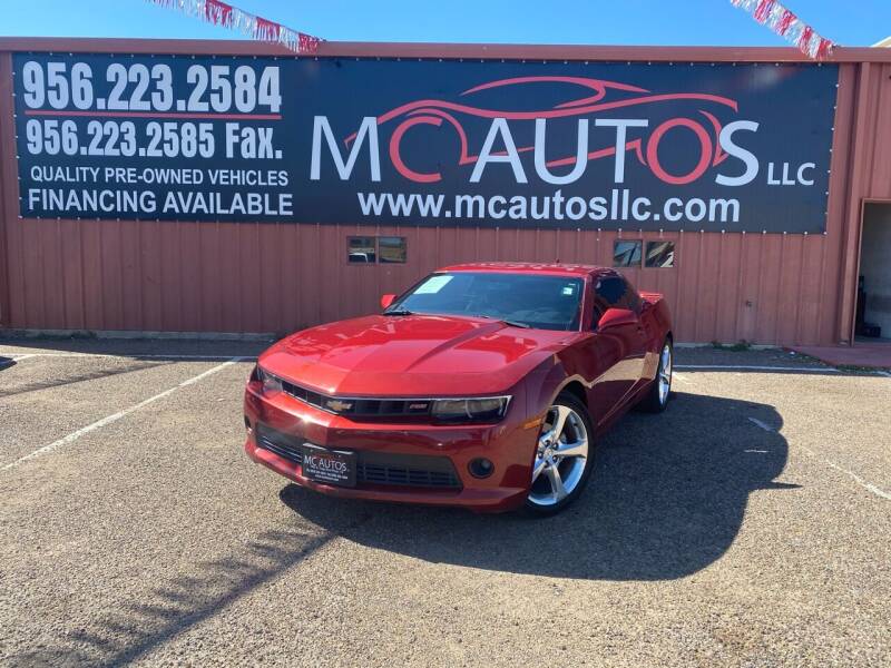 2015 Chevrolet Camaro for sale at MC Autos LLC in Pharr TX