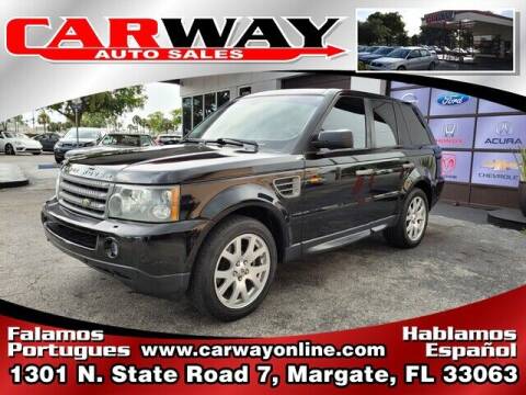 2008 Land Rover Range Rover Sport for sale at CARWAY Auto Sales in Margate FL