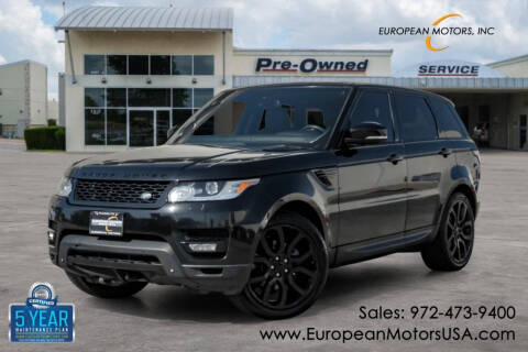 2014 Land Rover Range Rover Sport for sale at European Motors Inc in Plano TX