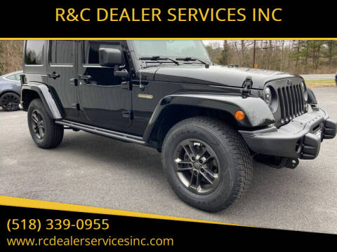 2018 Jeep Wrangler JK Unlimited for sale at R&C DEALER SERVICES INC in Cohoes NY