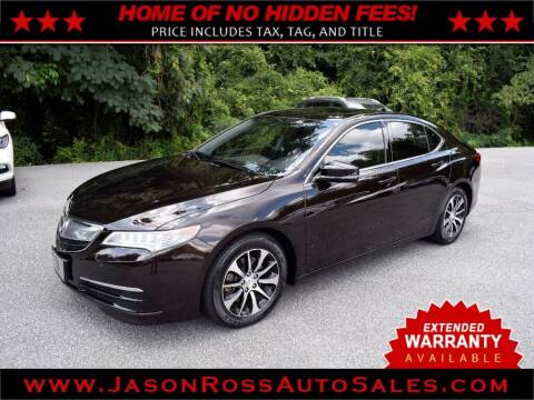 2015 Acura TLX for sale at Jason Ross Auto Sales in Burlington NC