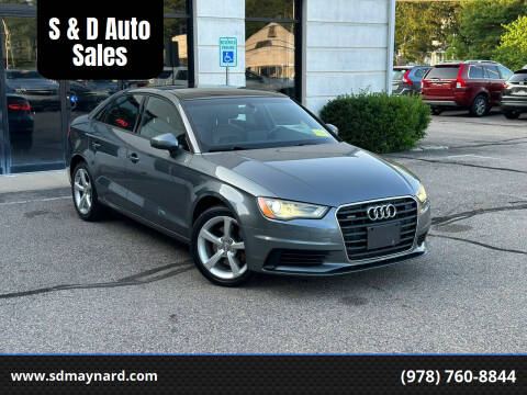 2015 Audi A3 for sale at S & D Auto Sales in Maynard MA