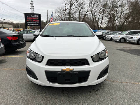 2016 Chevrolet Sonic for sale at Cohasset Auto Sales in Cohasset MA