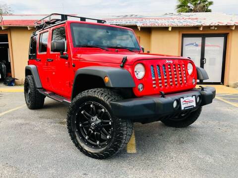 2015 Jeep Wrangler Unlimited for sale at CAMARGO MOTORS in Mercedes TX