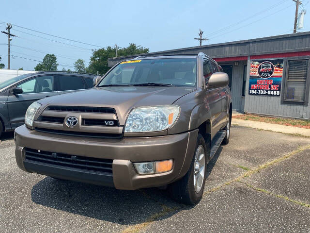 2003 Toyota 4Runner for sale at UNITED MOTORS, INC in Charlotte, NC