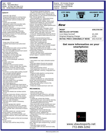 2004 Mercedes-Benz E-Class E 320