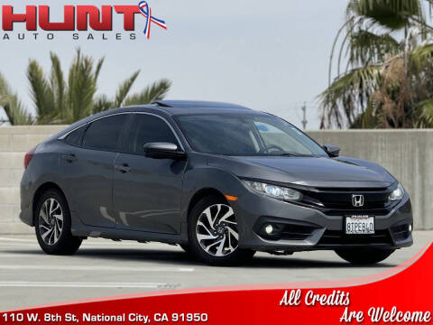 2017 Honda Civic for sale at Hunt Auto Sales in National City CA