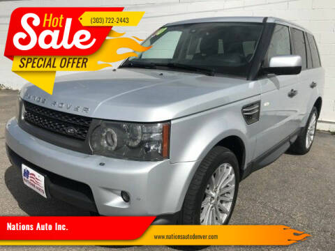 2010 Land Rover Range Rover Sport for sale at Nations Auto Inc. in Denver CO