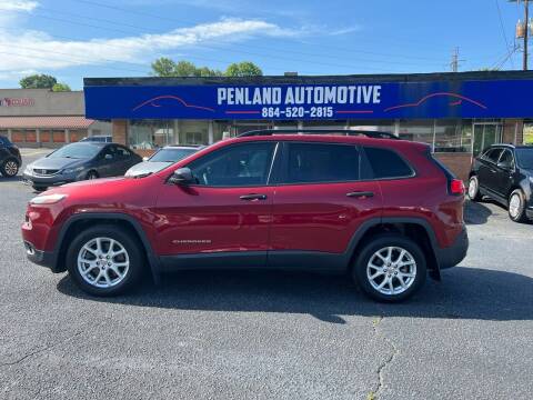 2016 Jeep Cherokee for sale at Penland Automotive Group in Laurens SC