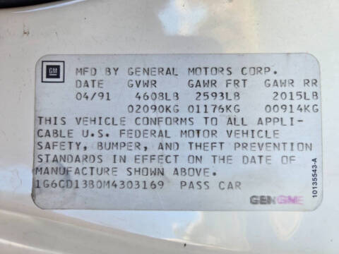 1991 Cadillac DeVille