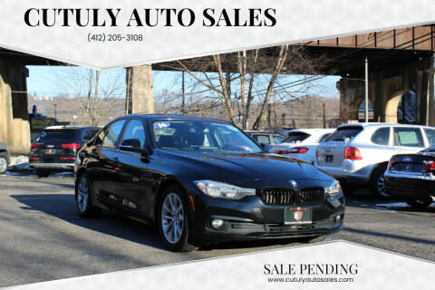 2016 BMW 3 Series for sale at Cutuly Auto Sales in Pittsburgh PA