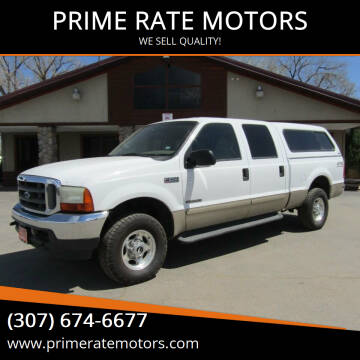 2001 Ford F-250 Super Duty for sale at PRIME RATE MOTORS in Sheridan WY
