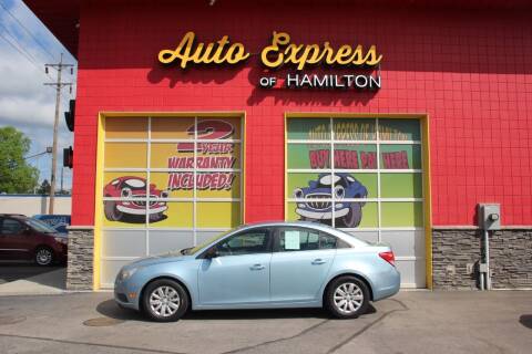 2011 Chevrolet Cruze for sale at AUTO EXPRESS OF HAMILTON LLC in Hamilton OH