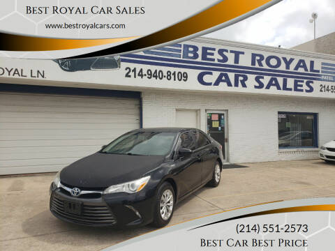 2015 Toyota Camry Hybrid for sale at Best Royal Car Sales in Dallas TX